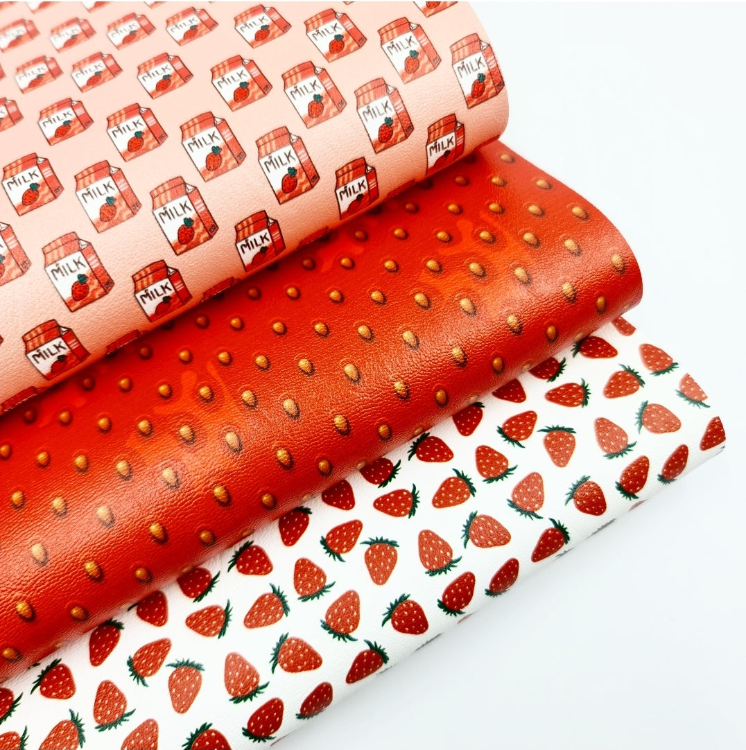 Strawberry Milk Artisan Leatherettes