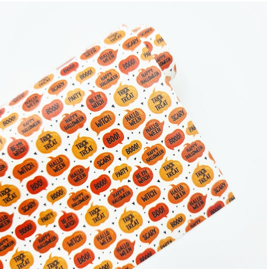 Spooky Words Artisan Leatherette