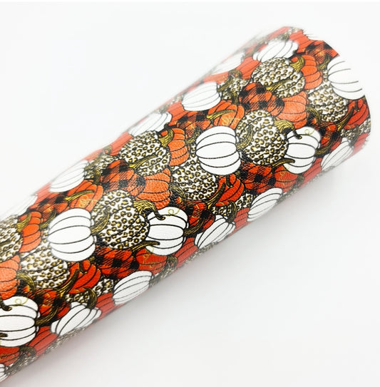 Leopard Pumpkin Artisan Leatherette