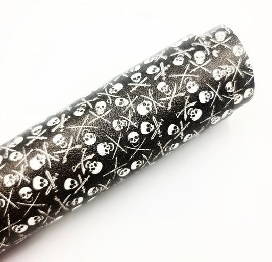 Skull and Cross Bones Artisan Leatherette