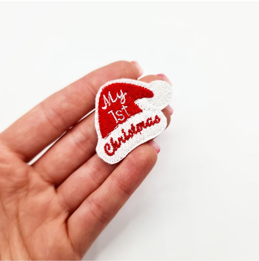 My 1st Christmas Felties - strip of 3