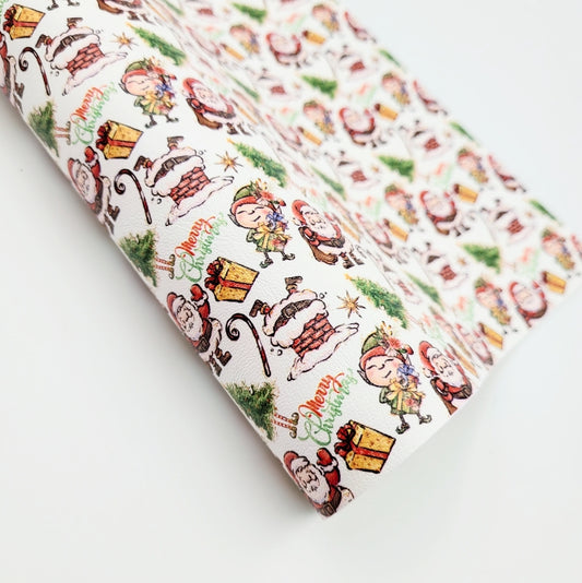 Merry Christmas Artisan Leatherette