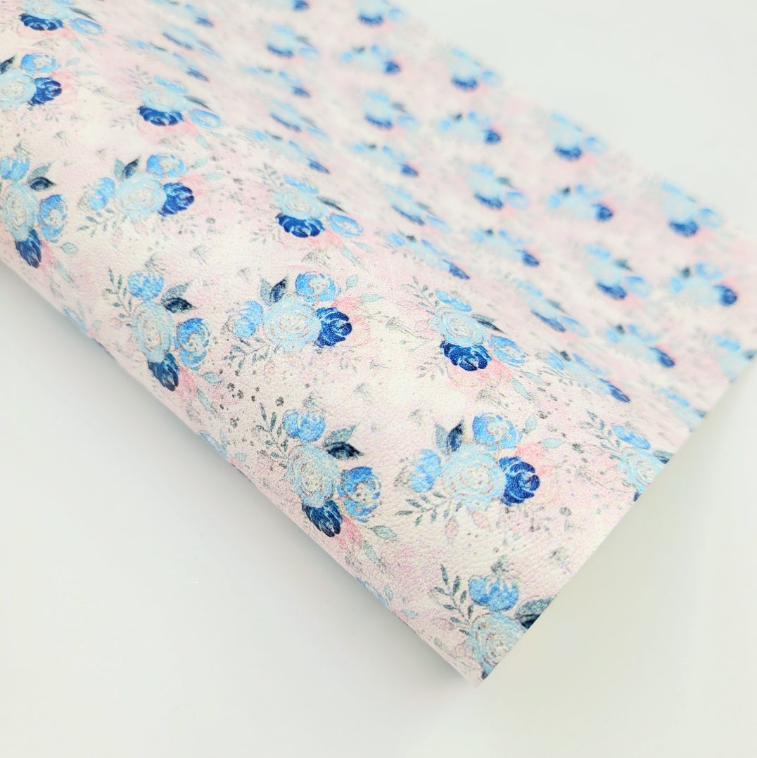 Frozen Deer Floral Artisan Leatherette