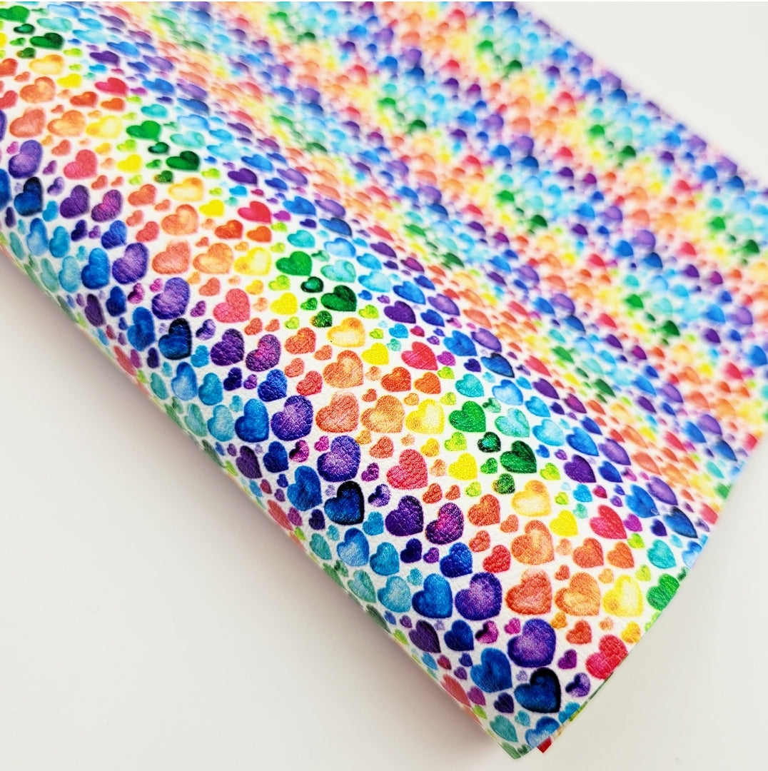 All the Hearts and Rainbows Artisan Leatherette