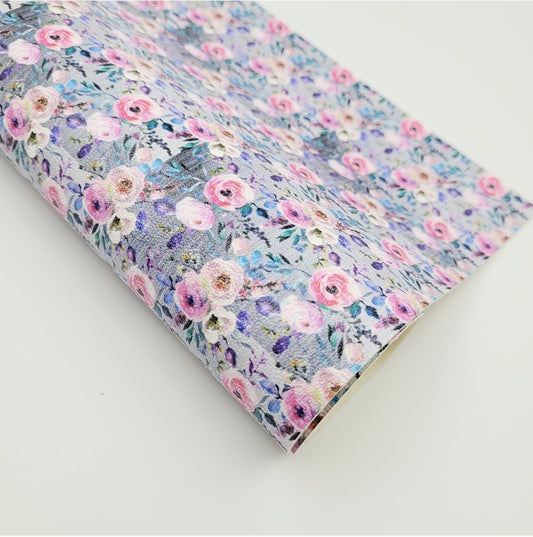 Silver Rose Artisan Leatherette