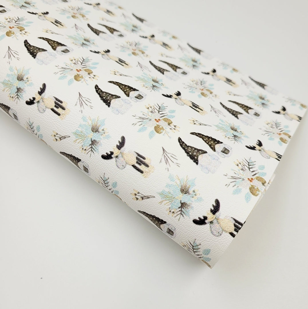 White Christmas Gonk Artisan Leatherette