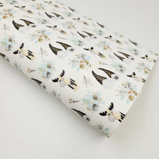 White Christmas Gonk Artisan Leatherette