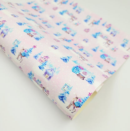 Snow Globe Christmas Artisan Leatherette