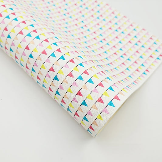 Birthday Bunting Artisan Leatherette