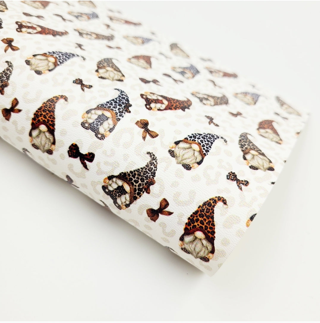 Leopard Gonks Artisan Leatherette