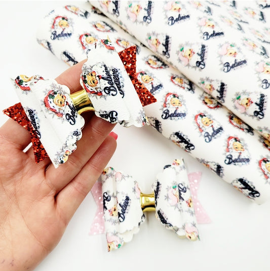 Believe in Santa Artisan Leatherette