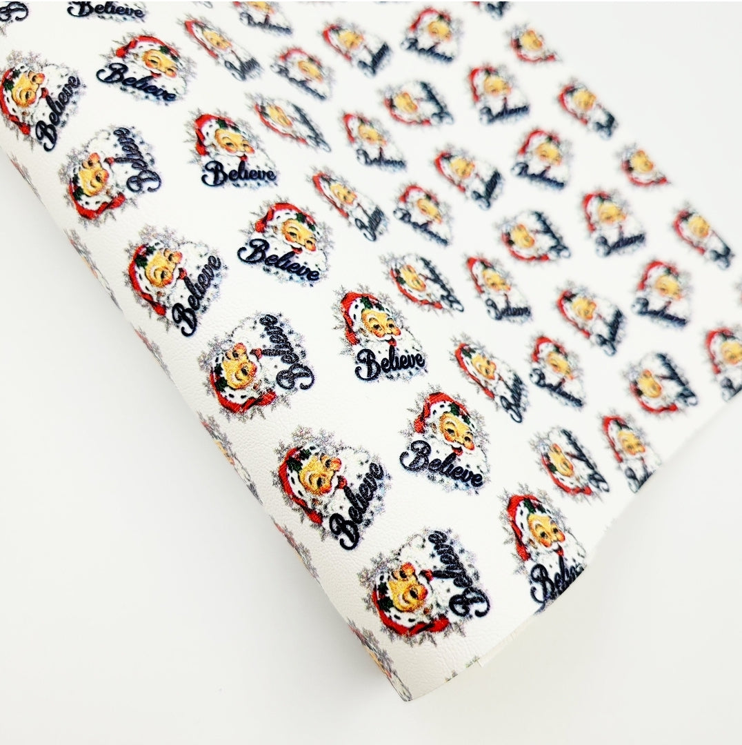 Believe in Santa Artisan Leatherette