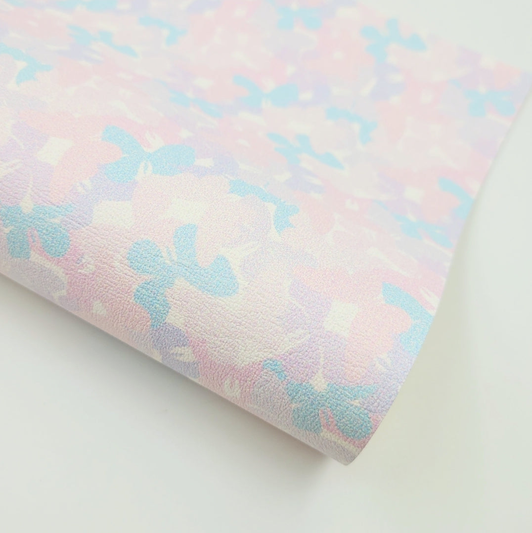 Pastel Butterflies Artisan Leatherette
