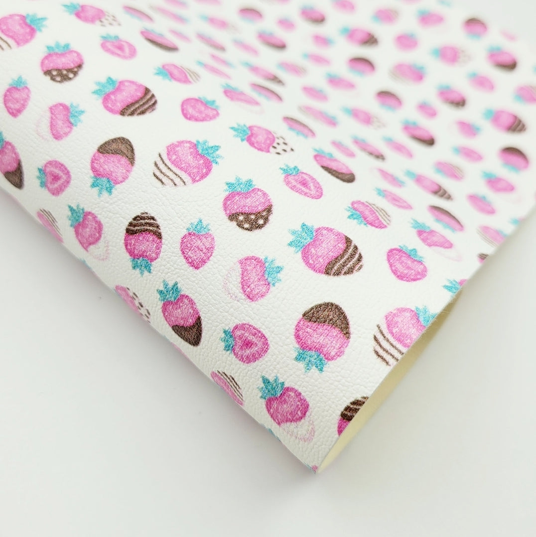 Chocolate Strawberries Artisan Leatherette