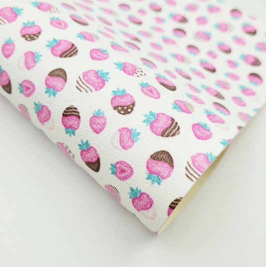 Chocolate Strawberries Artisan Leatherette