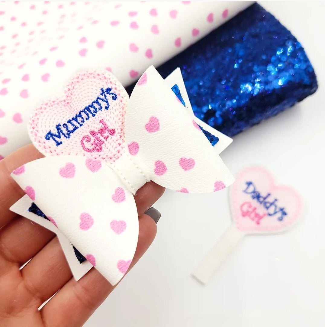 Mummy's Girl - Daddy's Girl Bow Peeker