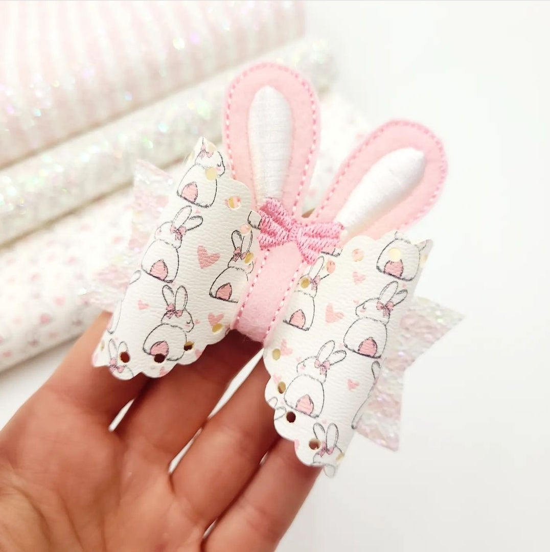 Bunny Ears Peeker | 2 Styles - Digital Embroidery File