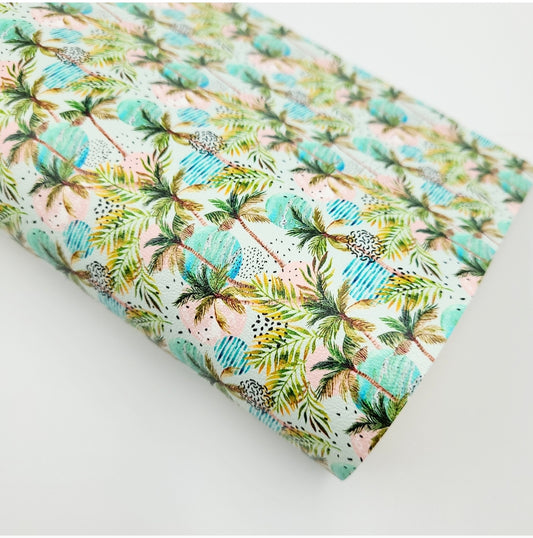 Idyllic Palm Trees Artisan Leatherette