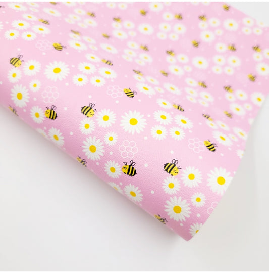 Daisies & Bees Artisan Leatherette