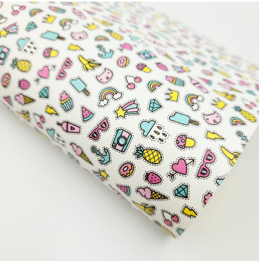 Summer Doodle Artisan Leatherette