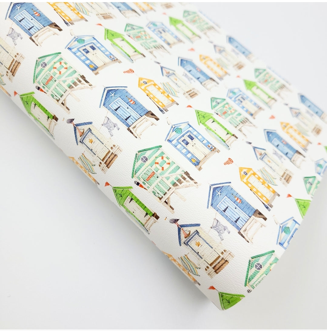 Beach Huts Artisan Leatherette