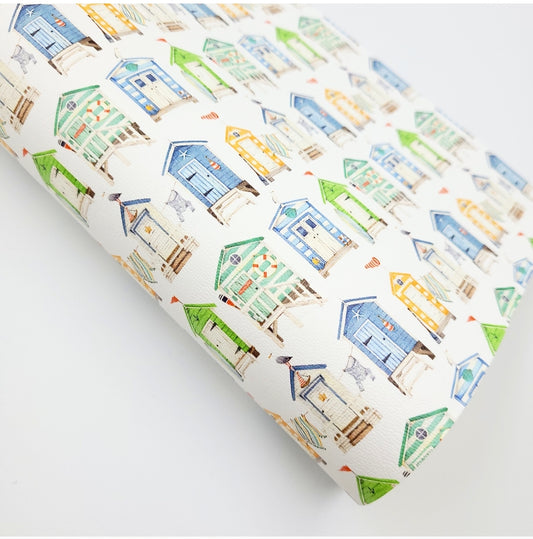 Beach Huts Artisan Leatherette