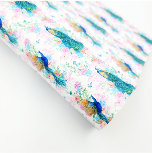 Peacock Romance Artisan Leatherette
