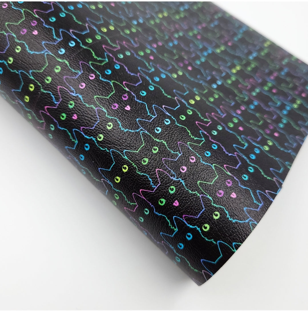 Neon Cats Artisan Leatherette