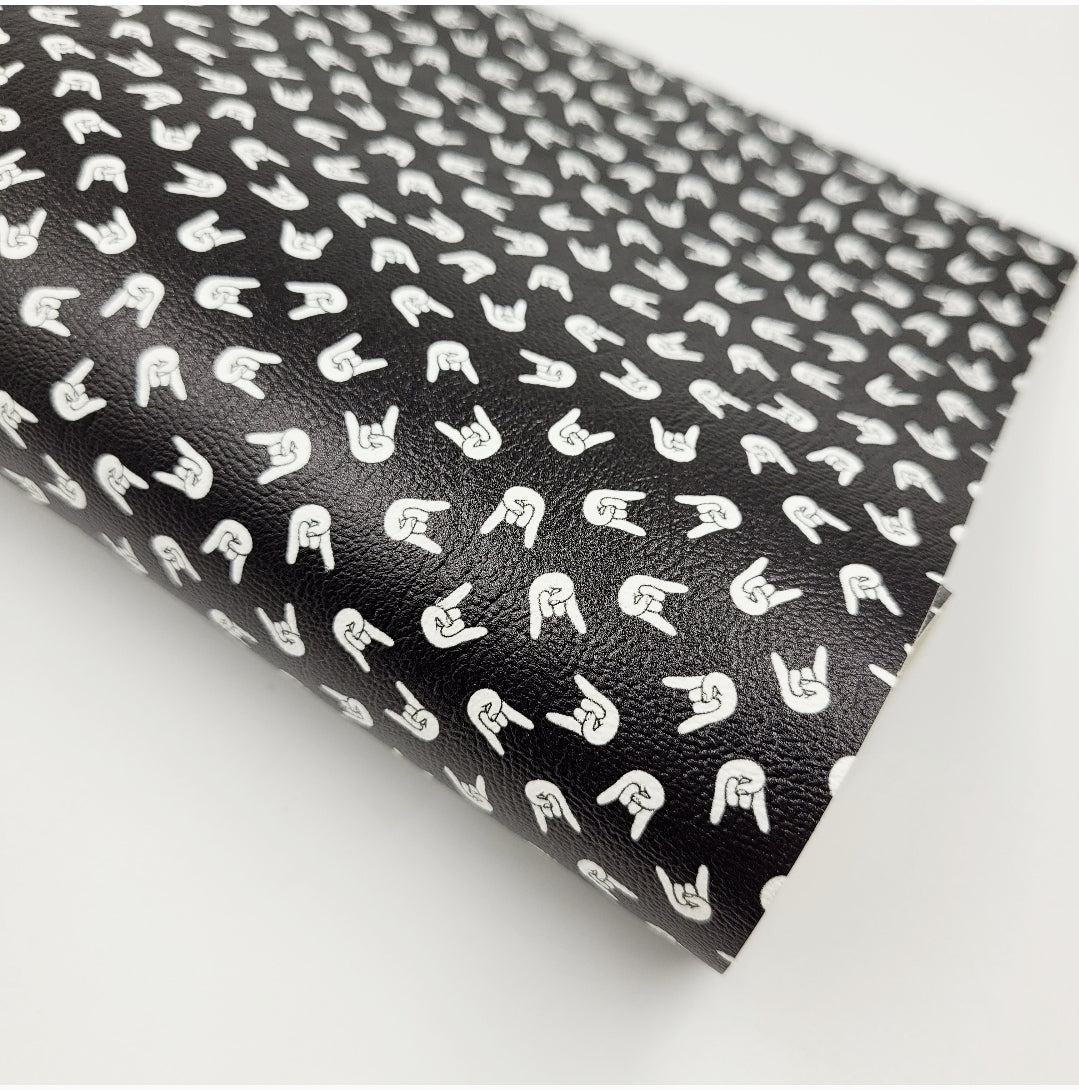 Rock On! Black Artisan Leatherette