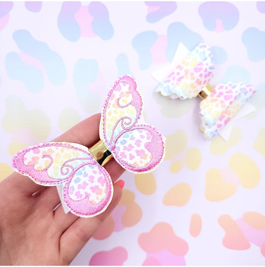 Ombre Rainbow Leopard Photography Backdrop