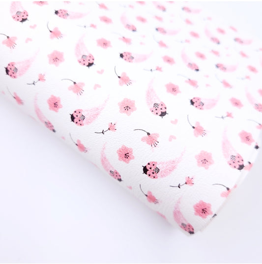 Ladybirds & Flowers Artisan Leatherette