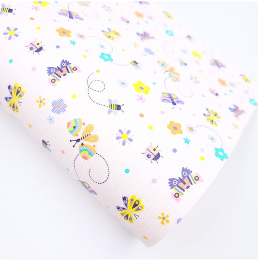 Butterflies & Bees Artisan Leatherette