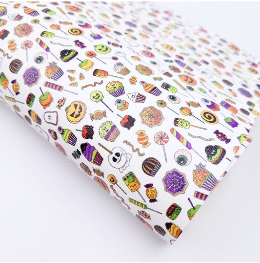 Halloween Sweet Mash Up Artisan Leatherette