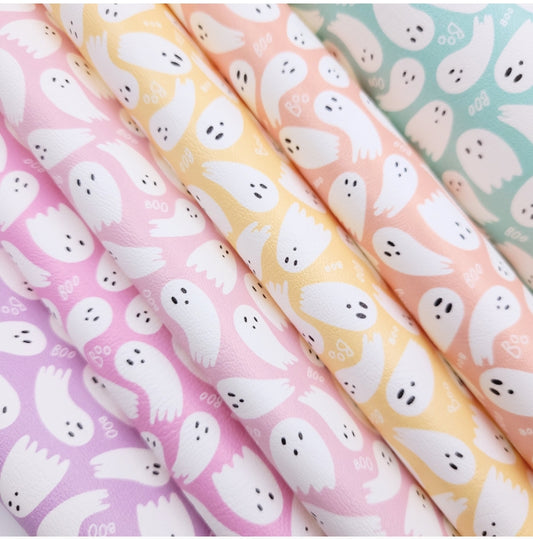 Perfect Pastel Ghosts Artisan Leatherette