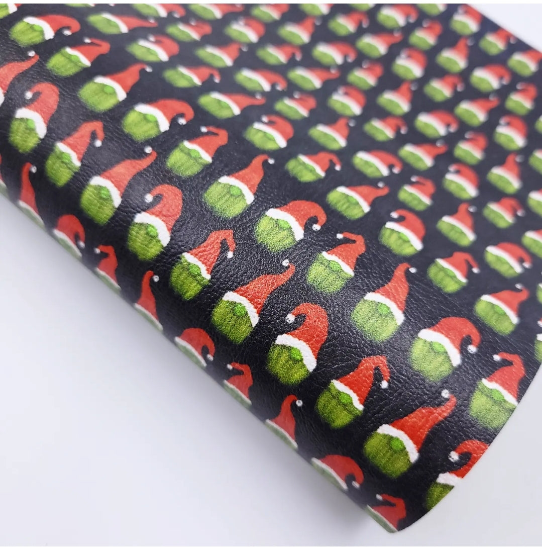 Green Christmas Gonk Artisan Leatherette