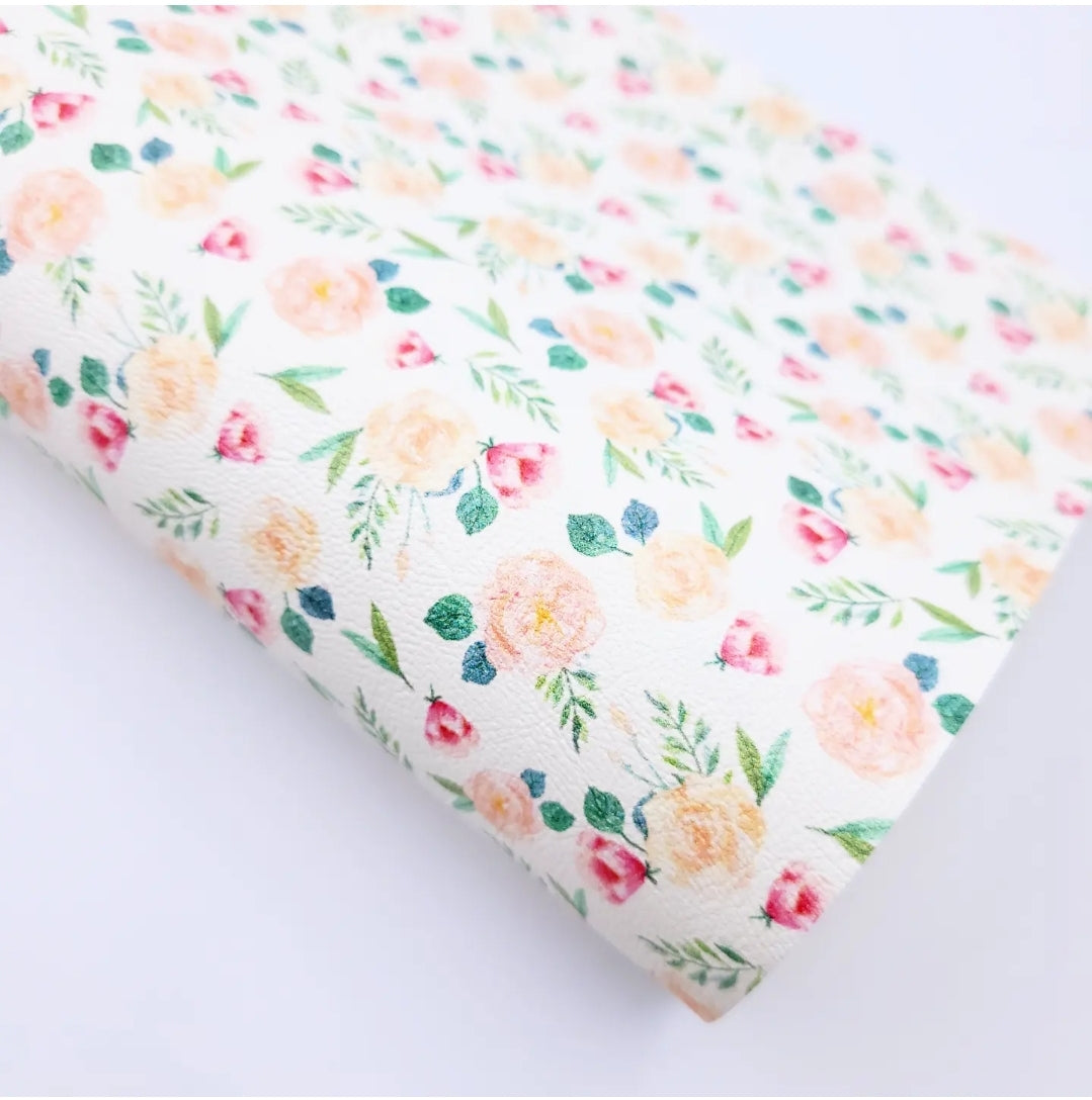 Blush Roses Artisan Leatherette