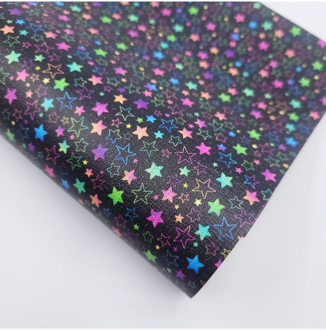 Neon Stars Artisan Leatherette