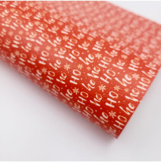 Ho Ho Ho Artisan Leatherette