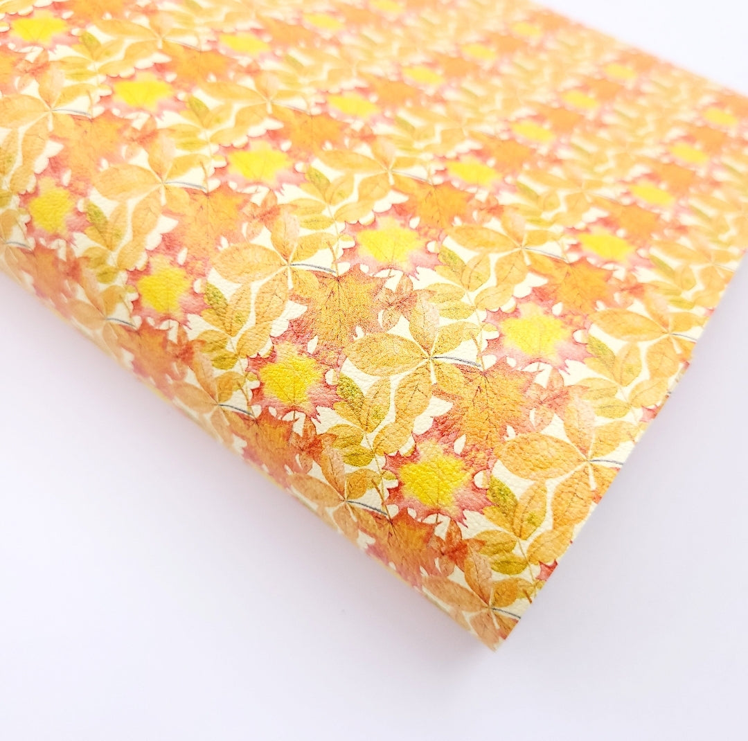 Crunchy Leaves Artisan Leatherette