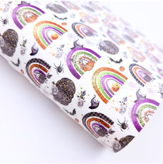 Halloween Rainbow Artisan Leatherette