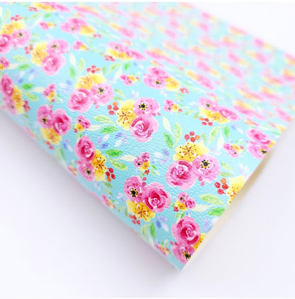 Floral Pop Artisan Leatherette