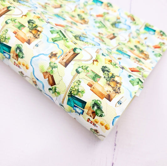 Road Map Artisan Leatherette