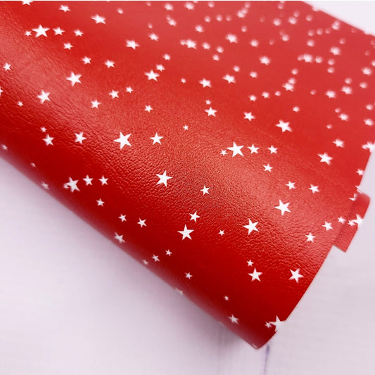 Country Christmas Stars Artisan Leatherette