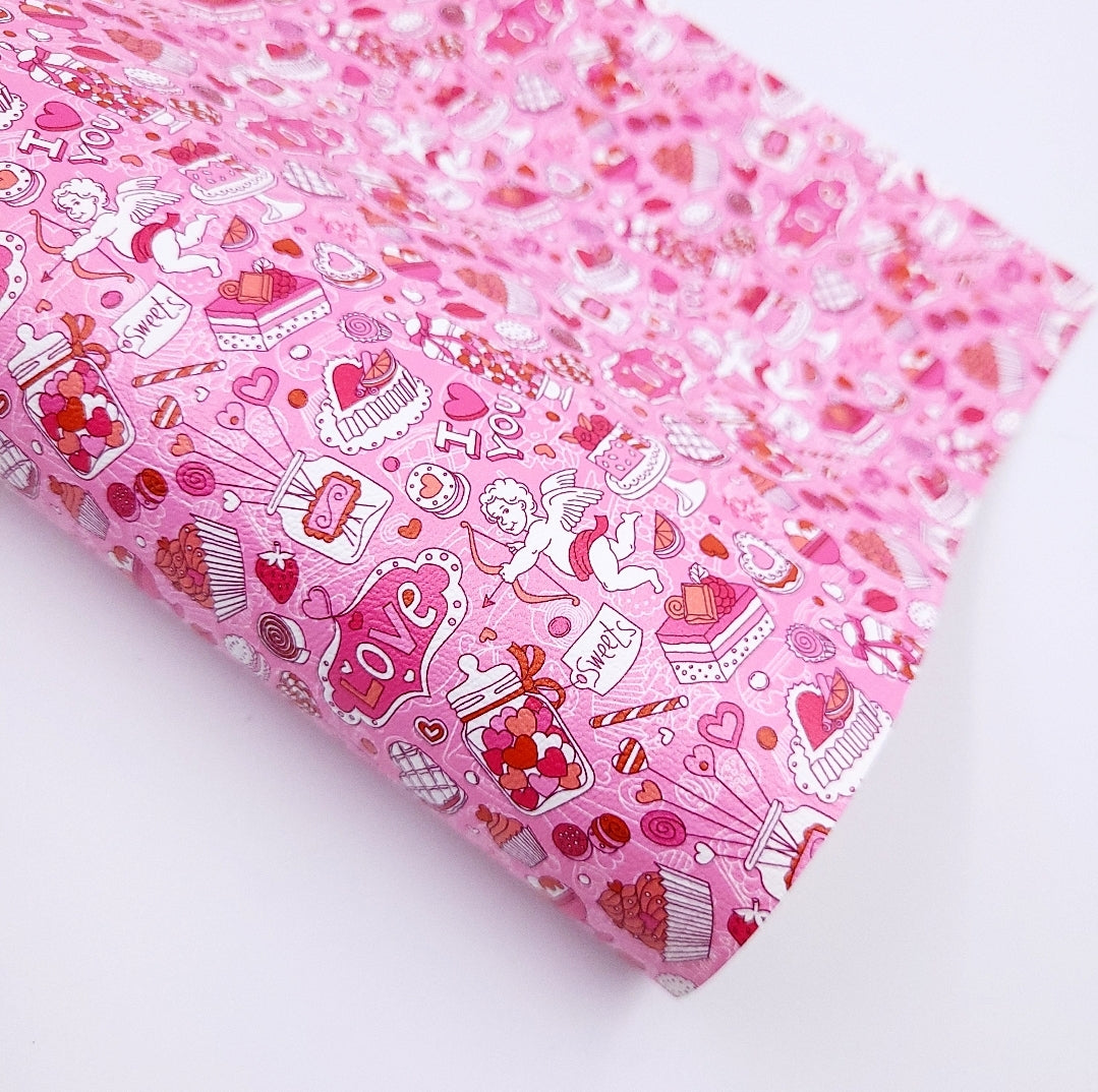 Love is  Sweet Artisan Leatherette