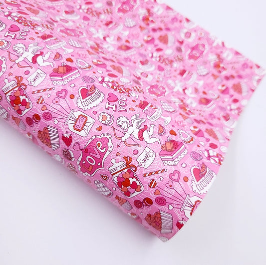 Love is  Sweet Artisan Leatherette