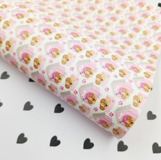 Puppy Sleep Artisan Leatherette