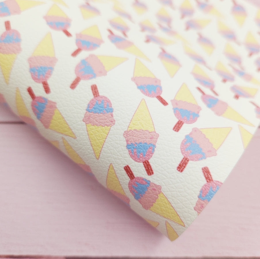 Ice Cream Cone Artisan Leatherette
