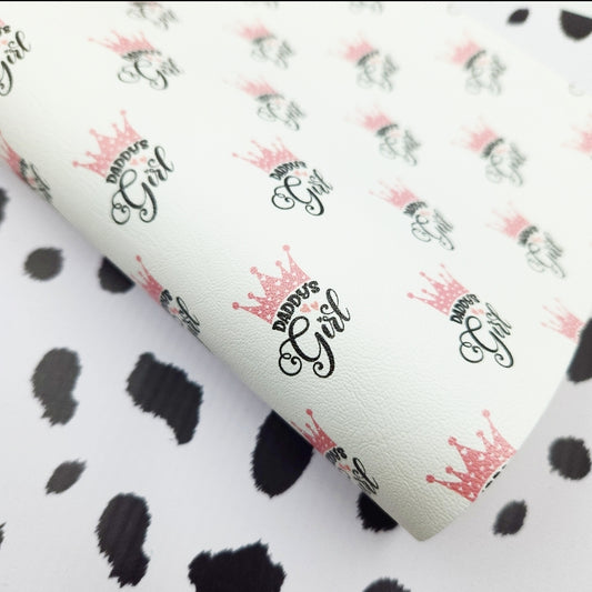 Daddy's Girl Crown Artisan Leatherette