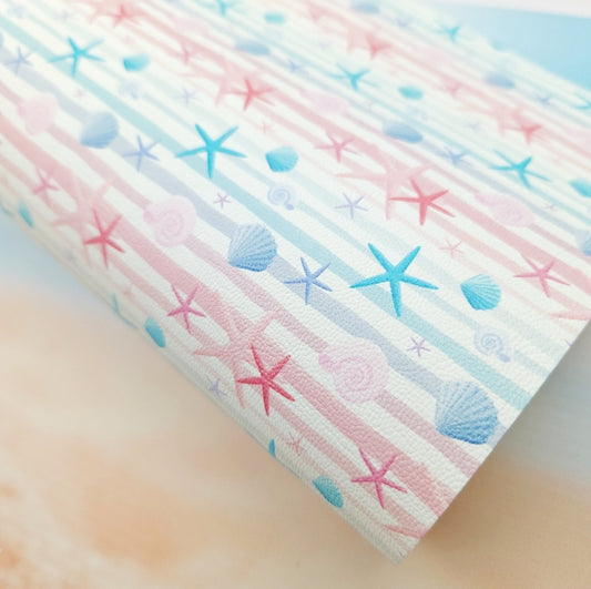 Beach Towel and Shells Artisan Leatherette