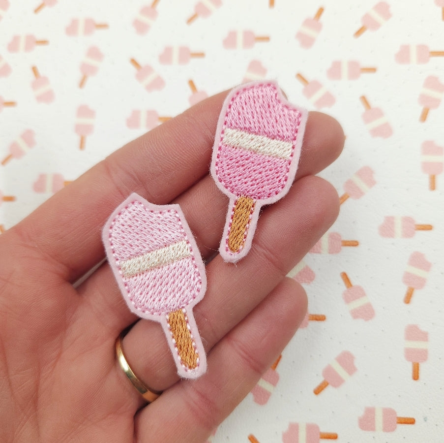 Milkshake Ice Cream Felties - strip of 3
